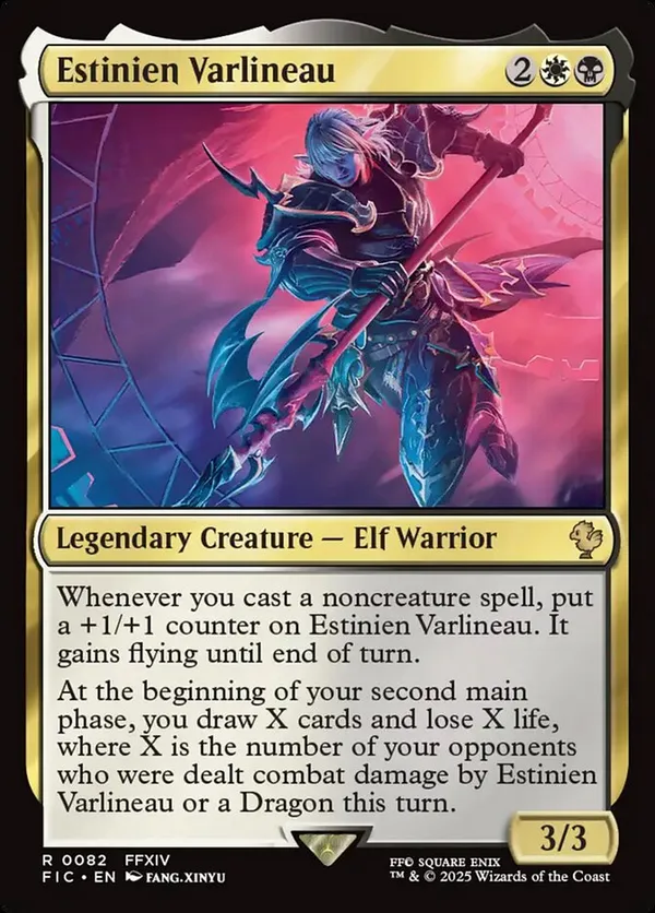 krile mtg card Magic The Gathering - Universes Beyond - Final Fantasy - Commander - Baldesion (Extended Art Card) Selector(.legalities Krile Baldesion (Surge Foil)