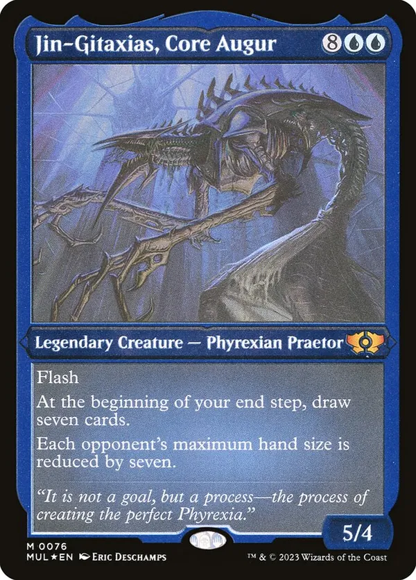 Jin-Gitaxias, Core Augur (Foil Etched) • March of the Machine