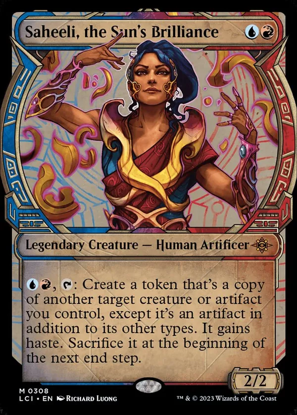 Saheeli, the Sun's Brilliance (Showcase) The Lost Caverns of Ixalan (LCI) #308 Saheeli, the Sun's Brilliance (Showcase) The Lost Caverns of Ixalan (LCI) #308