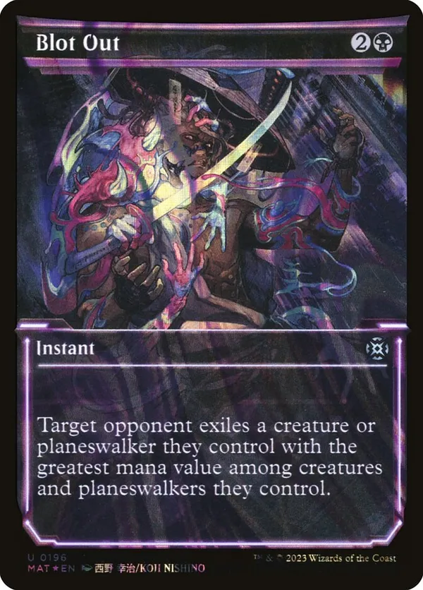 Blot Out (Halo Foil)