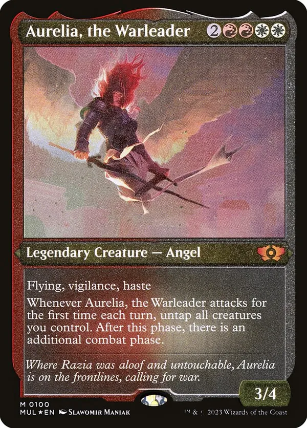 Aurelia, the Warleader (Foil Etched)