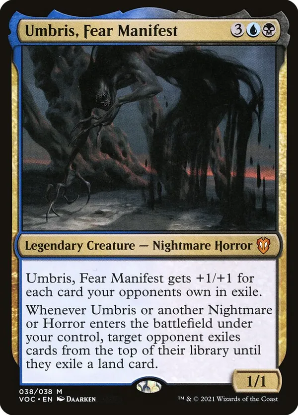 Umbris, Fear Manifest  Commander: Innistrad: Crimson Vow (VOC) #38