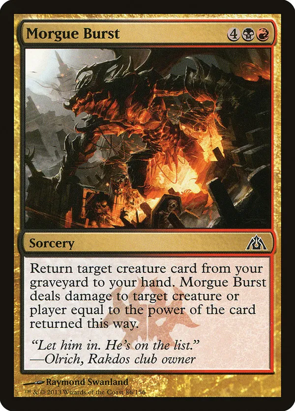 Morgue Burst  Dragon's Maze (DGM) #86