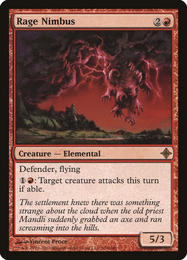 Rage Nimbus  Rise of the Eldrazi (ROE) #160