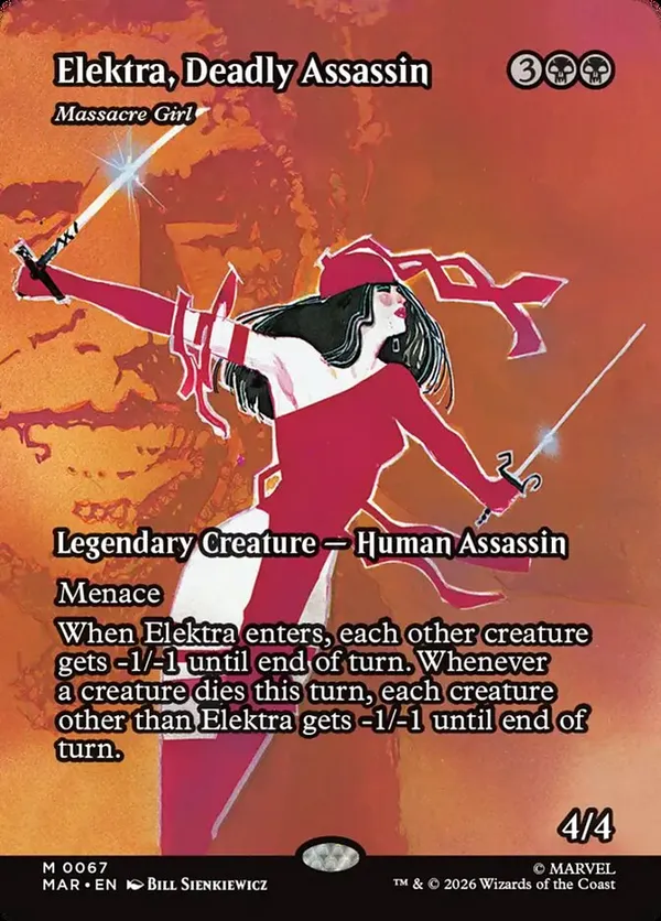 Elektra, Deadly Assassin - Massacre Girl (Borderless)
