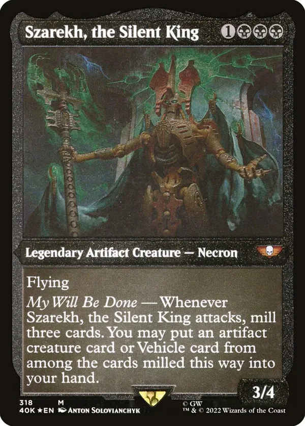 Szarekh, the Silent King (Thick Stock)