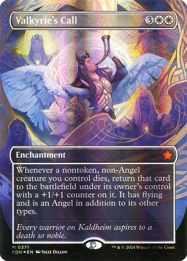 Valkyrie's Call (Borderless) (Mana Foil)