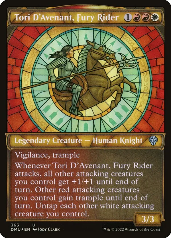 Tori D'Avenant, Fury Rider (Textured Foil)