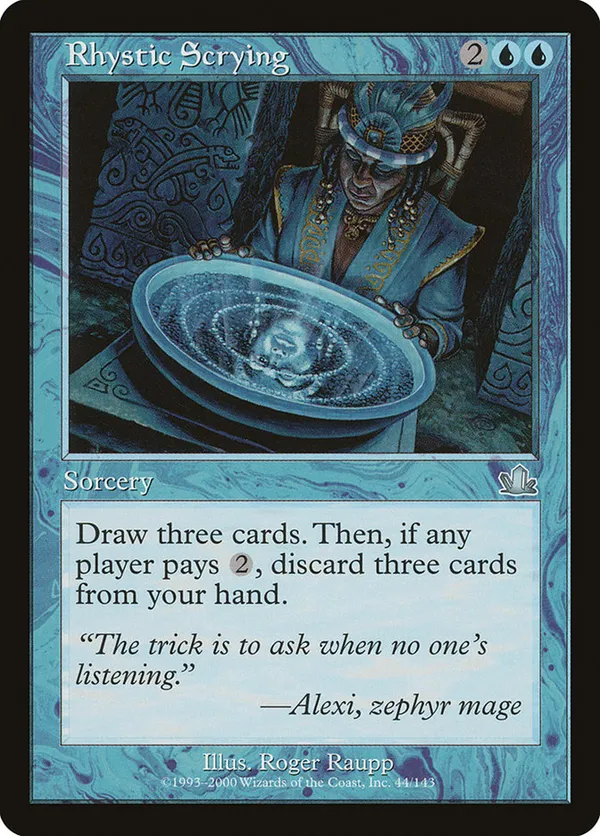 Rhystic Scrying  Prophecy (PCY) #44