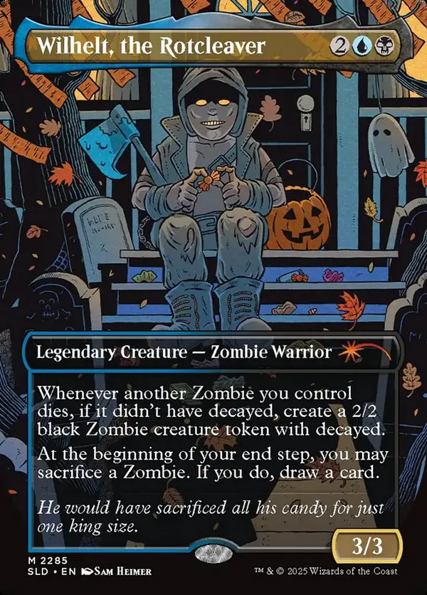 Wilhelt, the Rotcleaver (Rainbow Foil)