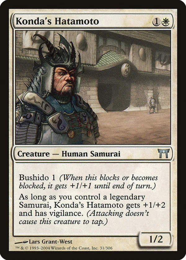 Konda's Hatamoto  Champions of Kamigawa (CHK) #31