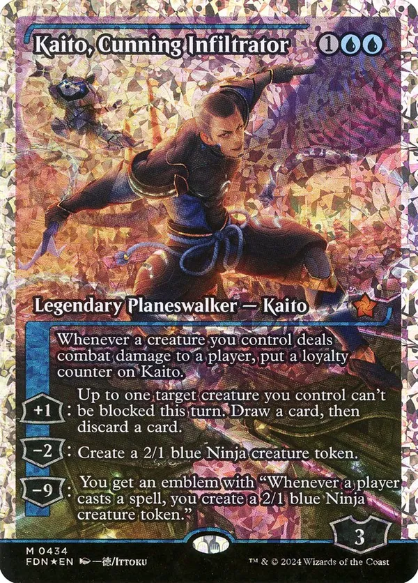 Kaito, Cunning Infiltrator (Showcase) (Fracture Foil)