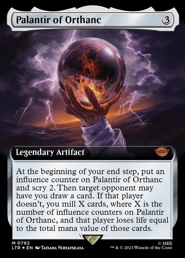 Palantir of Orthanc (Extended Art) (Surge Foil)