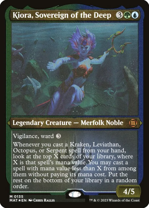 Kiora, Sovereign of the Deep (Foil Etched)