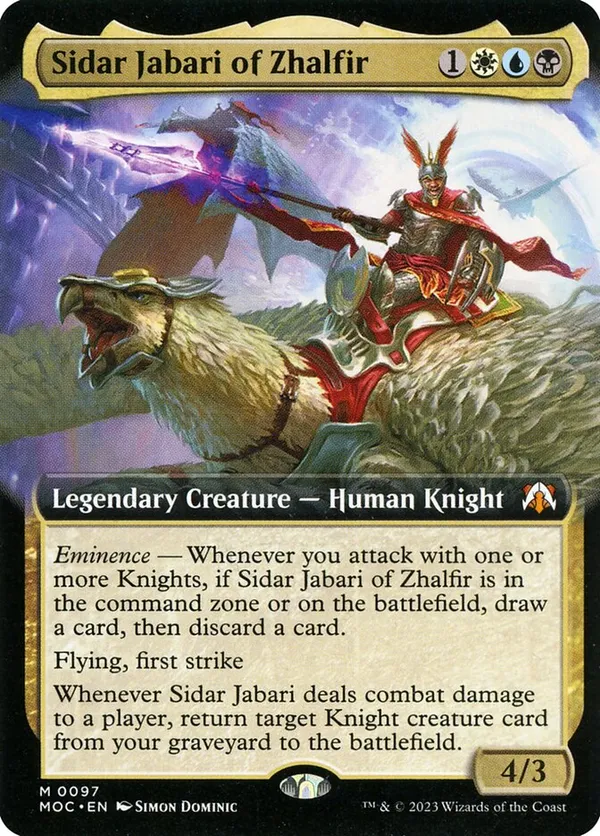 Sidar Jabari of Zhalfir (Extended Art)