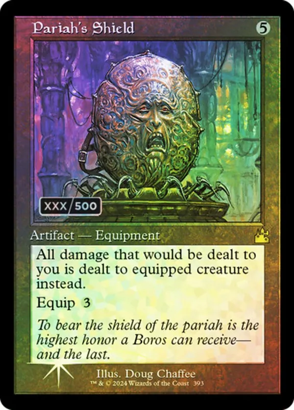 Pariah's Shield (Retro Frame) (Serial Numbered)