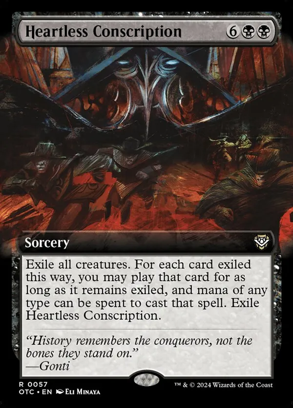 Heartless Conscription (Extended Art)