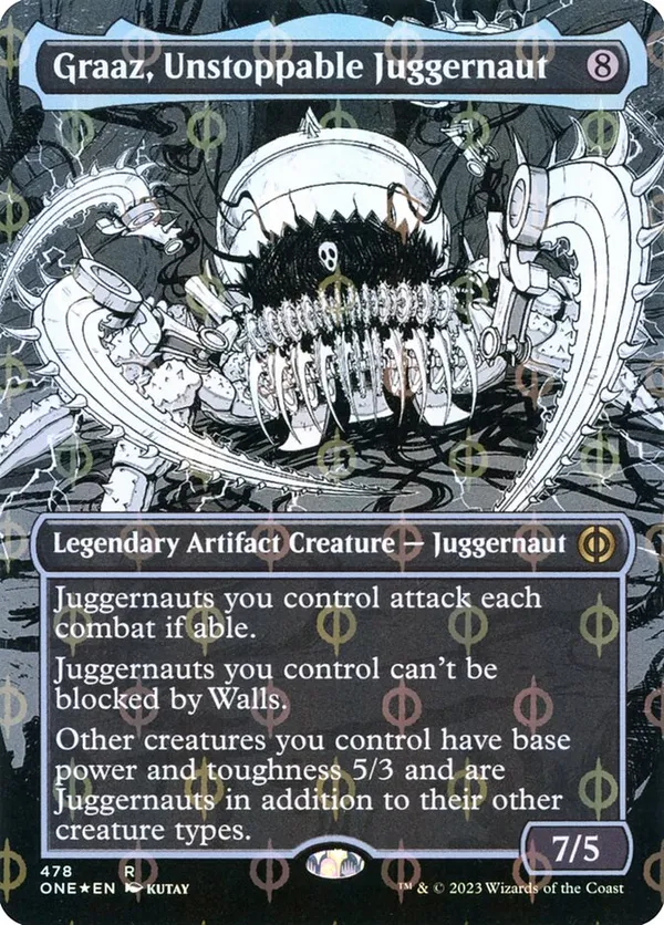 Graaz, Unstoppable Juggernaut (Showcase)(Showcase) (Step-and-Compleat Foil)