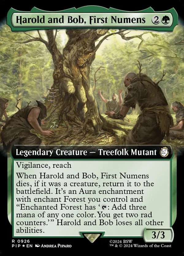 Harold and Bob, First Numens (Extended Art) (Surge Foil)