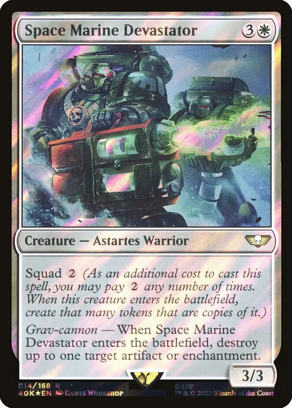 Space Marine Devastator (Surge Foil)