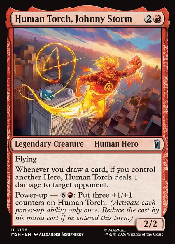 mtg storm card marvel Storm, Force of Nature - Proxy SLD copy it for each spell cast before it this turn Marvel x MAGIC: THE GATHERING's