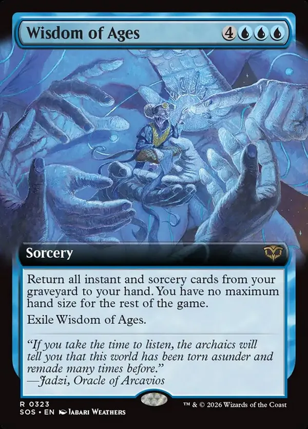 through the ages cards mtg Final Fantasy Light up The Stage card U 0039 Grants and Collectibles Wisdom of Ages (Extended Art)