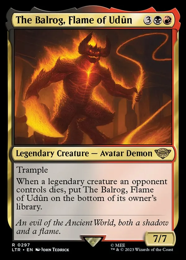 The Balrog, Flame of Udun