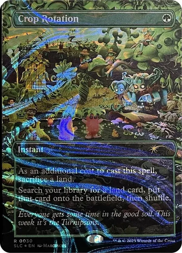 Crop Rotation (Halo Foil) • Secret Lair: An Encyclopedia of Magic