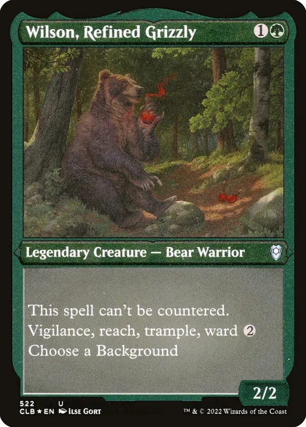 Wilson, Refined Grizzly (Etched Foil)