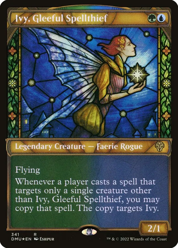 Ivy, Gleeful Spellthief (Textured Foil)