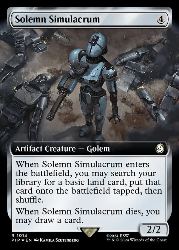 Solemn Simulacrum (Extended Art) (Surge Foil)