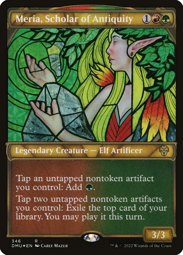 Meria, Scholar of Antiquity (Textured Foil)