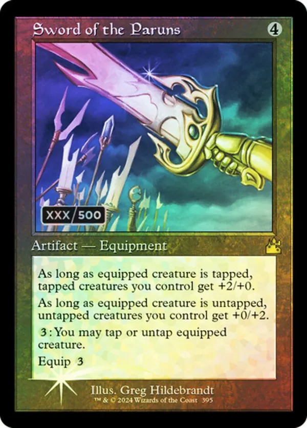 Sword of the Paruns (Retro Frame) (Serial Numbered)