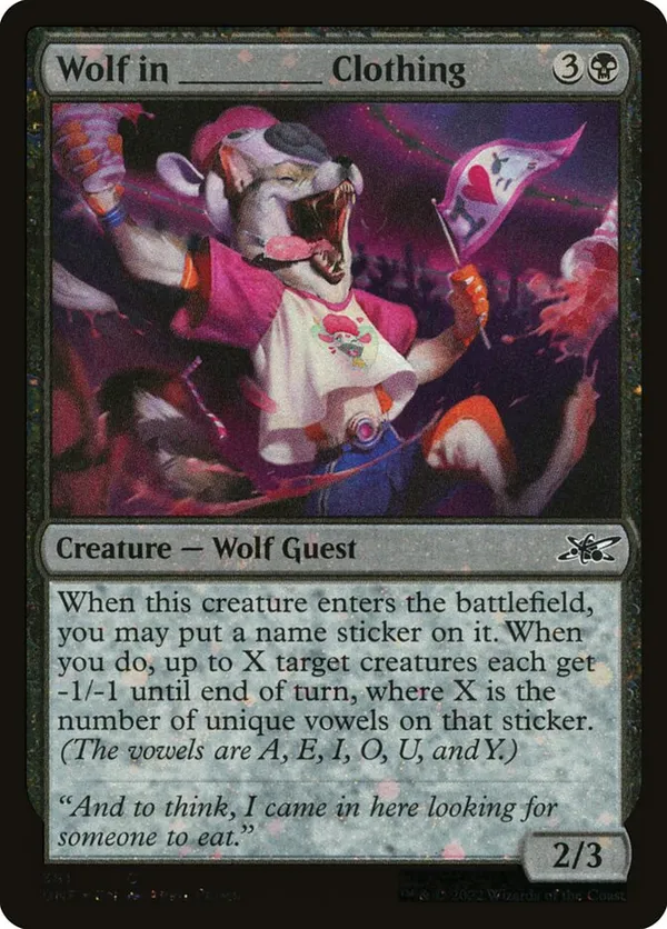 Wolf in ______ Clothing (Galaxy Foil)