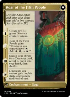 Flipped card