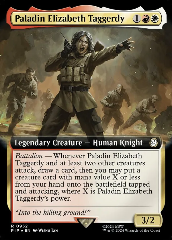Paladin Elizabeth Taggerdy (Extended Art) (Surge Foil)
