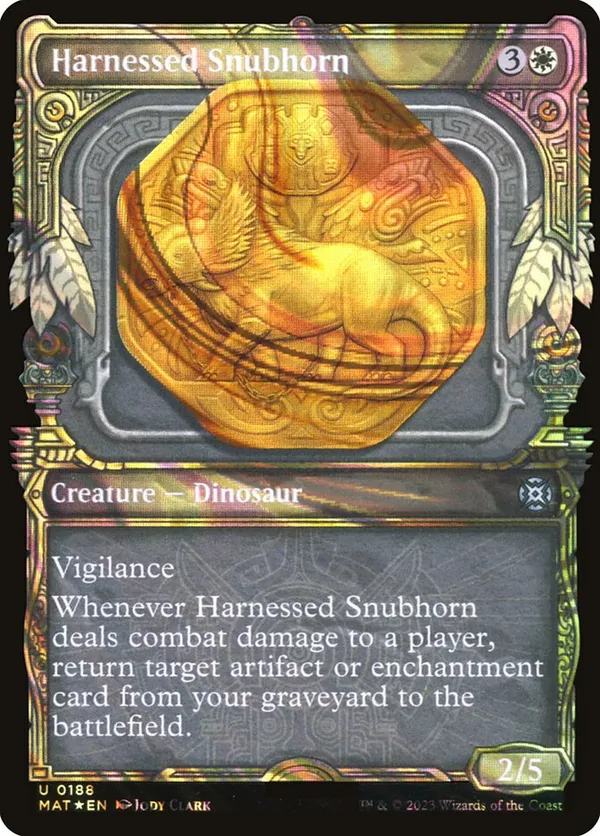 Harnessed Snubhorn (Halo Foil)