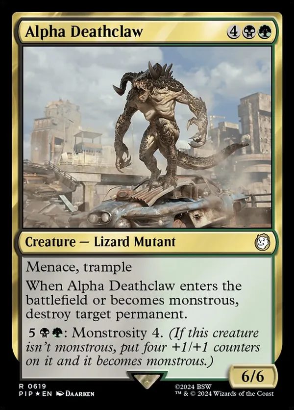 Alpha Deathclaw (Surge Foil)