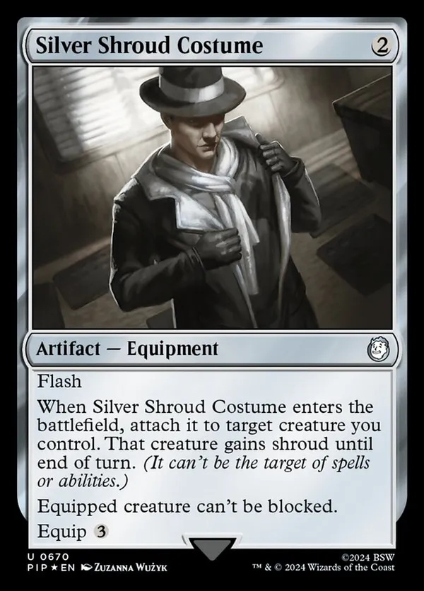 Silver Shroud Costume (Surge Foil)
