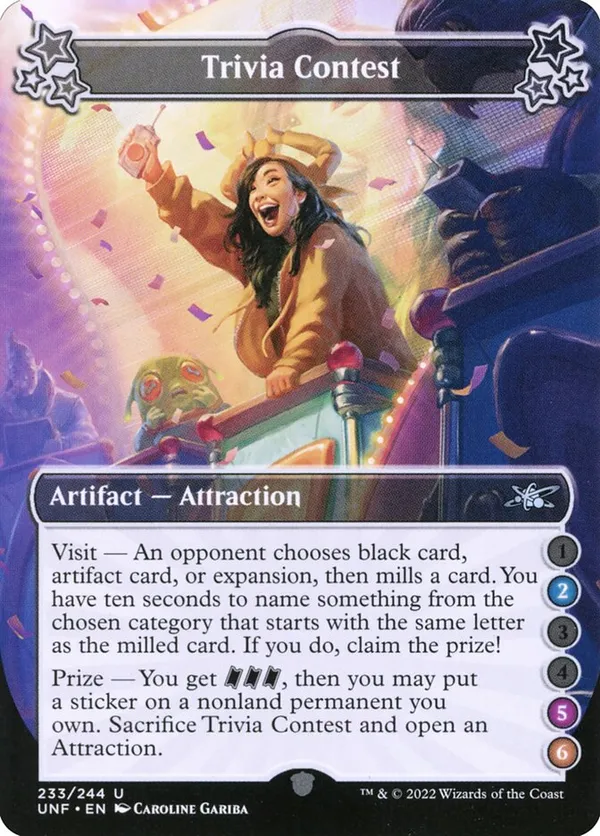 Trivia Contest (2-5-6)