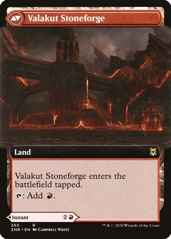 Valakut Awakening // Valakut Stoneforge (Borderless)
