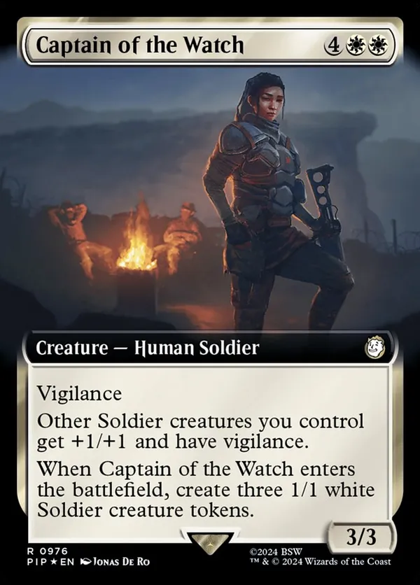 Captain of the Watch (Extended Art) (Surge Foil)