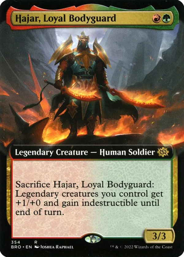 Hajar, Loyal Bodyguard (Extended Art)