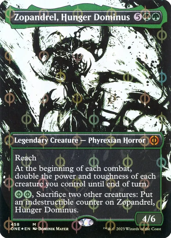 Zopandrel, Hunger Dominus (Borderless) (Step-and-Compleat Foil)