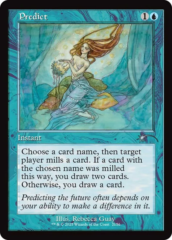 Predict (Retro Frame)  Secret Lair Deck: Dandan (SLD) #2156