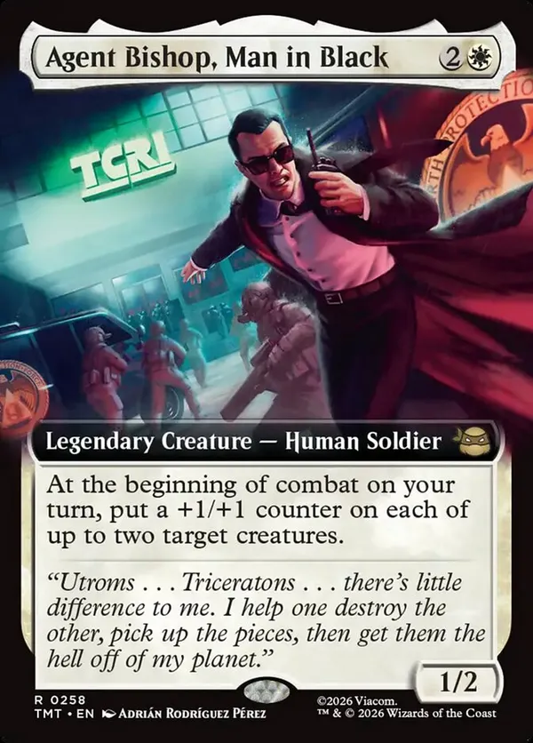 Agent Bishop, Man in Black (Extended Art)