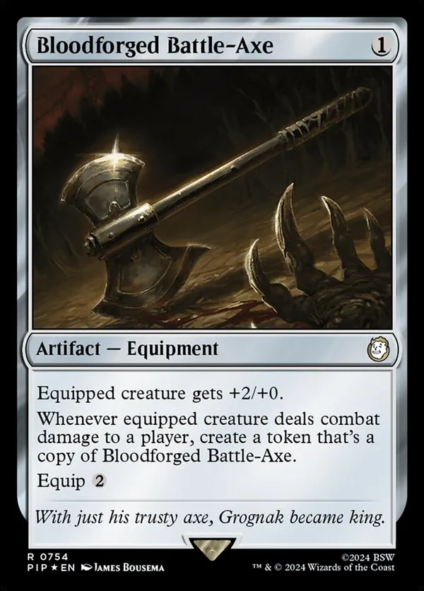 Bloodforged Battle-Axe (Surge Foil)