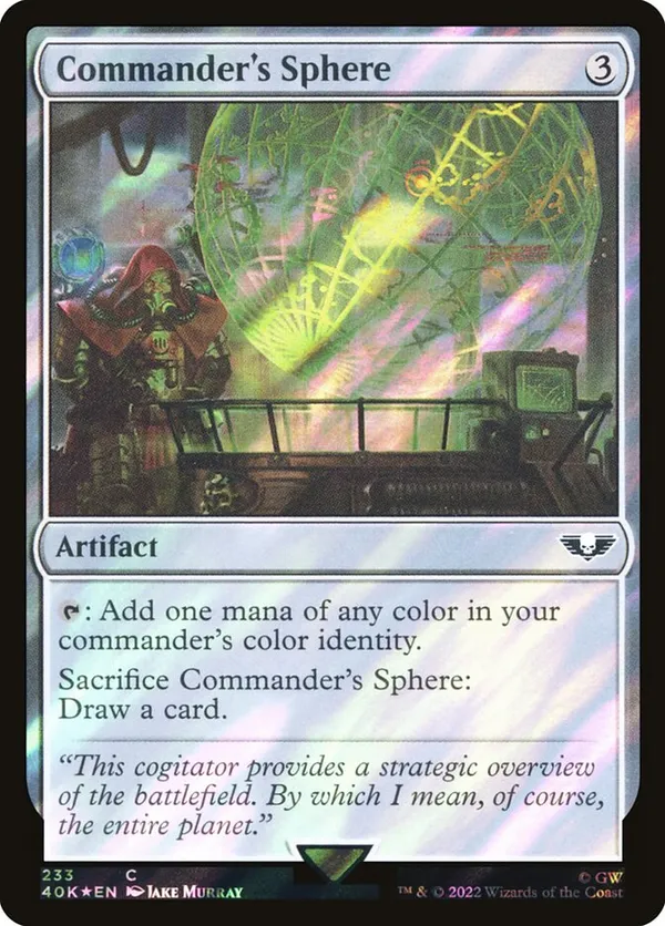 Commander's Sphere (233) (Surge Foil)