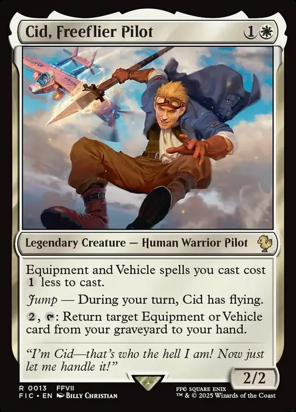 final fantasy mtg vehicles The Strahl Flying Whenever The Falcon deals combat damage to a player Magitek Armor | Final Fantasy