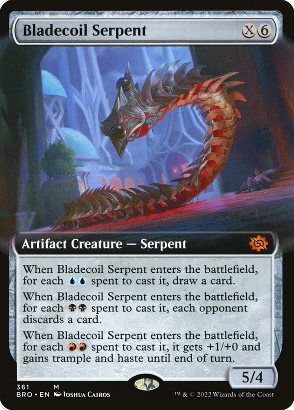 Bladecoil Serpent (Extended Art)